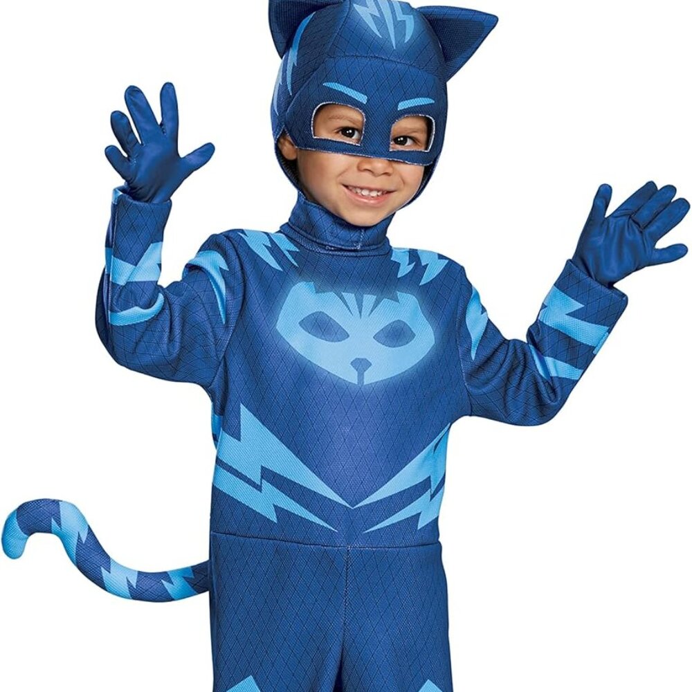 Catboy Deluxe Toddler PJ Masks Costume size 3T-4T